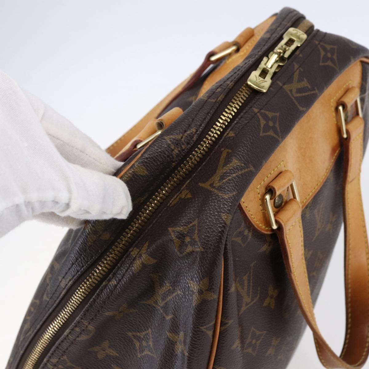 Louis Vuitton Excursion Handbag Monogram Canvas, BROWN, CANVAS, Handbag
