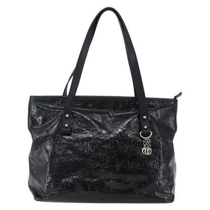 Salvatore Ferragamo Gancini Tote Patent leather, BLACK, PATENT_LEATHER, Tote bag
