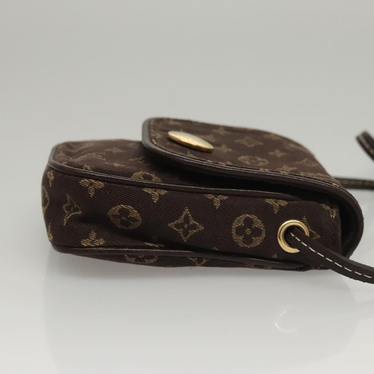 Louis Vuitton Cancun Pochette Monogram Mini Canvas, BROWN, CANVAS, Clutche & pouche
