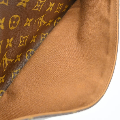 Louis Vuitton Sac Gibeciere Messenger Bag Monogram Canvas, Brown, Canvas, Shoulder Bag