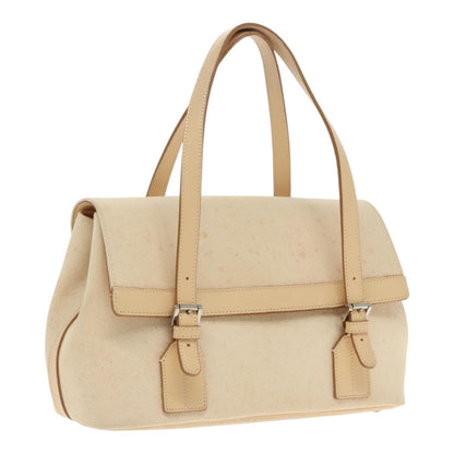 Burberry Vintage Handbag Canvas, BEIGE, CANVAS, Handbag