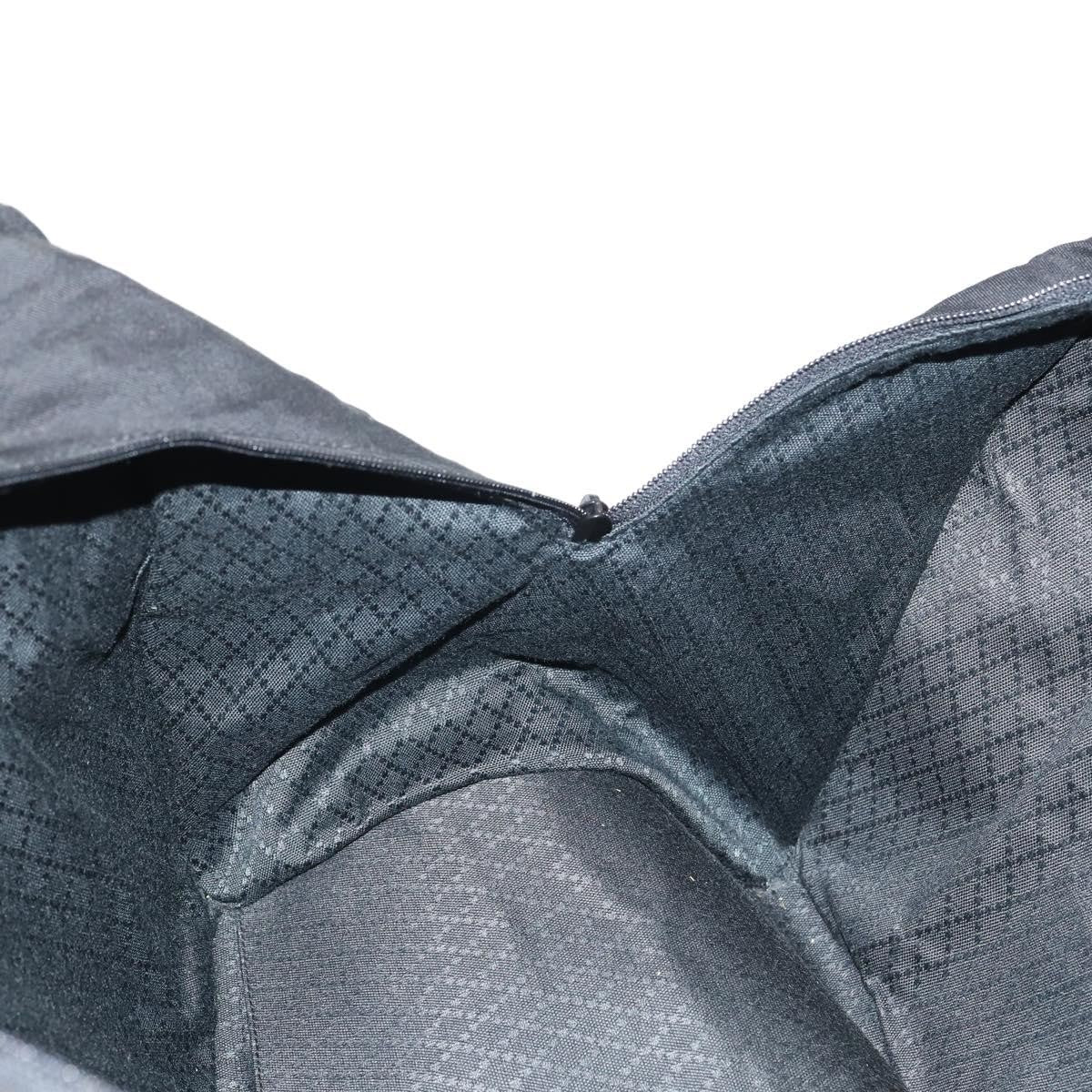 Gucci Travel Boston Bag Leather with Nylon, BLACK, LEATHER, Travel bag