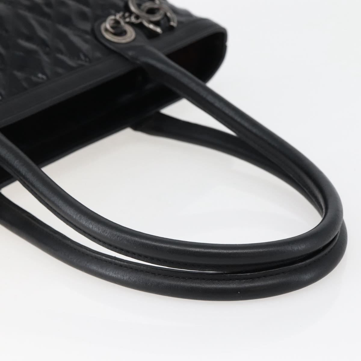 Chanel CC Charm Zip Tote Quilted Coated Canvas, BLACK, CANVAS, Tote bag