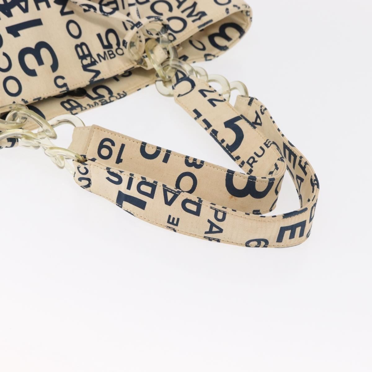 Chanel 31 Rue Cambon Beach Zip Tote Printed Canvas, NAVY, CANVAS, Tote bag