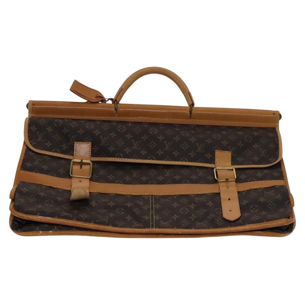 Louis Vuitton Sac Chasse Hunting Bag Monogram Canvas, BROWN, CANVAS, Travel bag