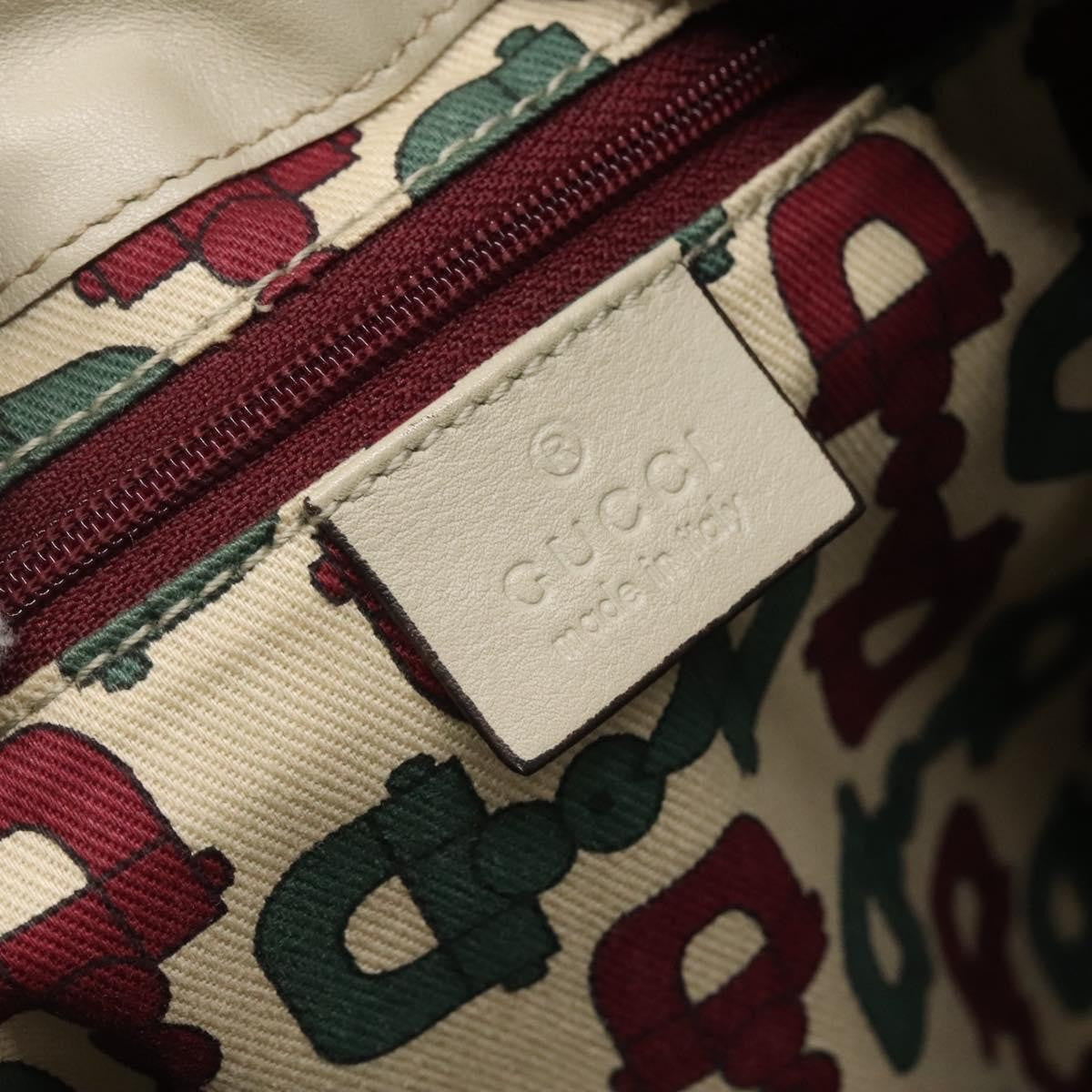 Gucci D Ring Hobo Guccissima Leather, WHITE, LEATHER, Handbag