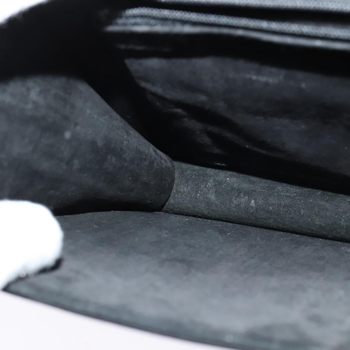 Gucci Vintage Flap Shoulder Bag Leather, BLACK, LEATHER, Shoulder bag