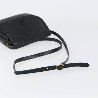 Burberry Vintage Shoulder Bag Leather, BLACK, LEATHER, Shoulder bag