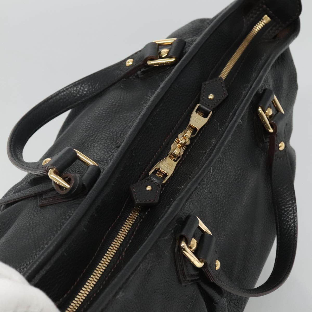 Louis Vuitton Stellar Handbag Mahina Leather, BLACK, LEATHER, Handbag