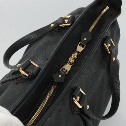 Louis Vuitton Stellar Handbag Mahina Leather, BLACK, LEATHER, Handbag