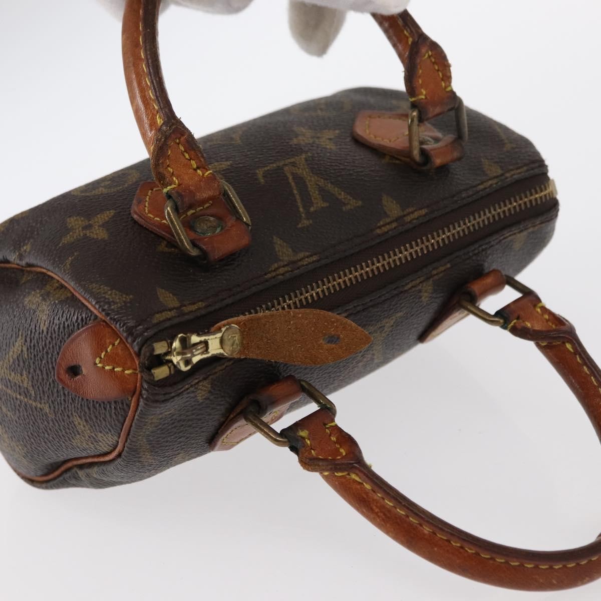 Louis Vuitton Speedy Mini HL Handbag Monogram Canvas, BROWN, CANVAS, Handbag