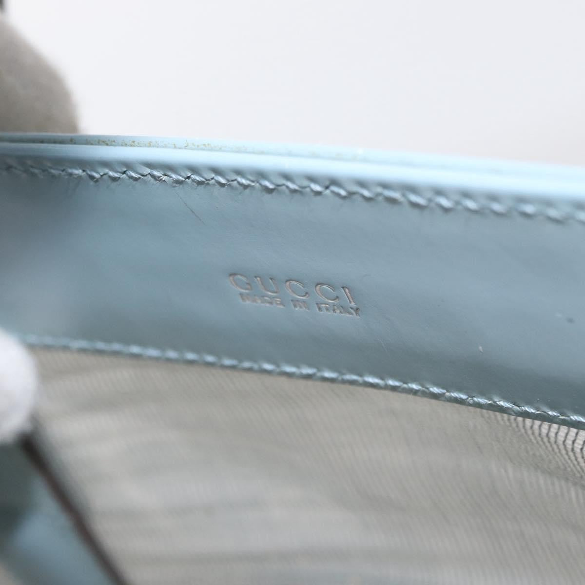 Gucci Vintage tote Leather, BLUE, LEATHER, Tote bag