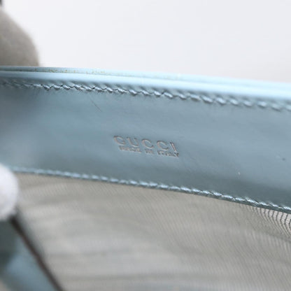 Gucci Vintage tote Leather, BLUE, LEATHER, Tote bag