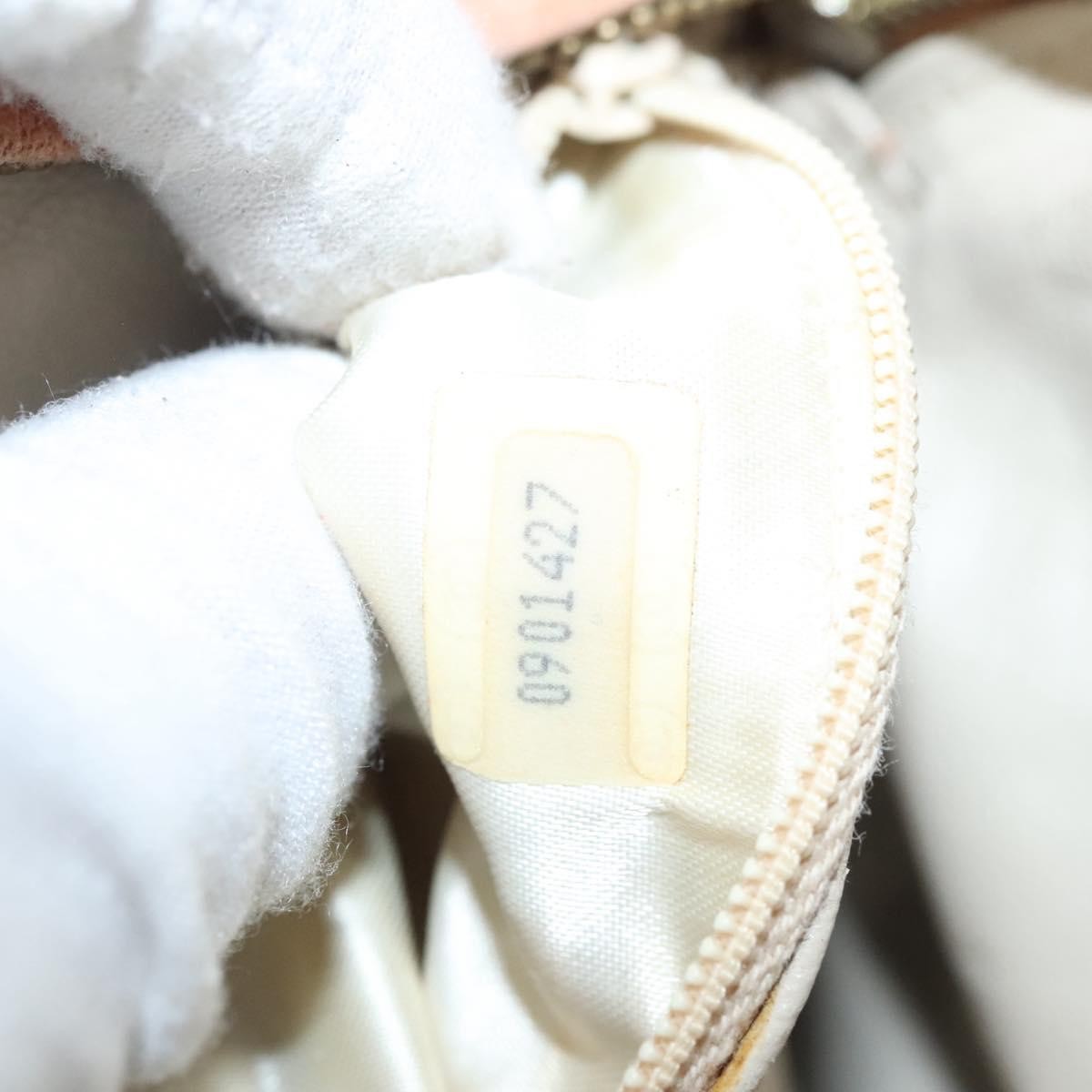 Chanel Coco Charm Wristlet Pouch Multicolor Canvas, ORANGE, SUEDE, Clutche & pouche