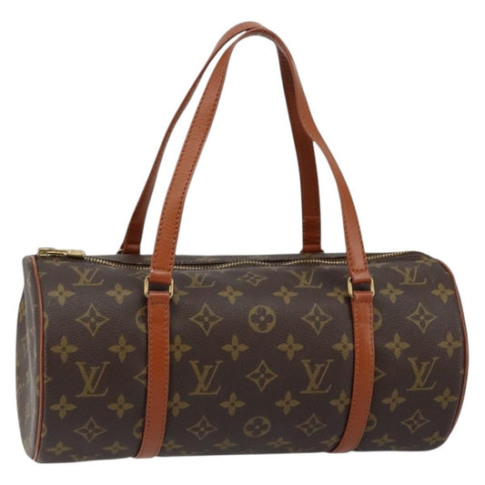 Louis Vuitton Papillon Handbag Monogram Canvas, BROWN, CANVAS, Handbag