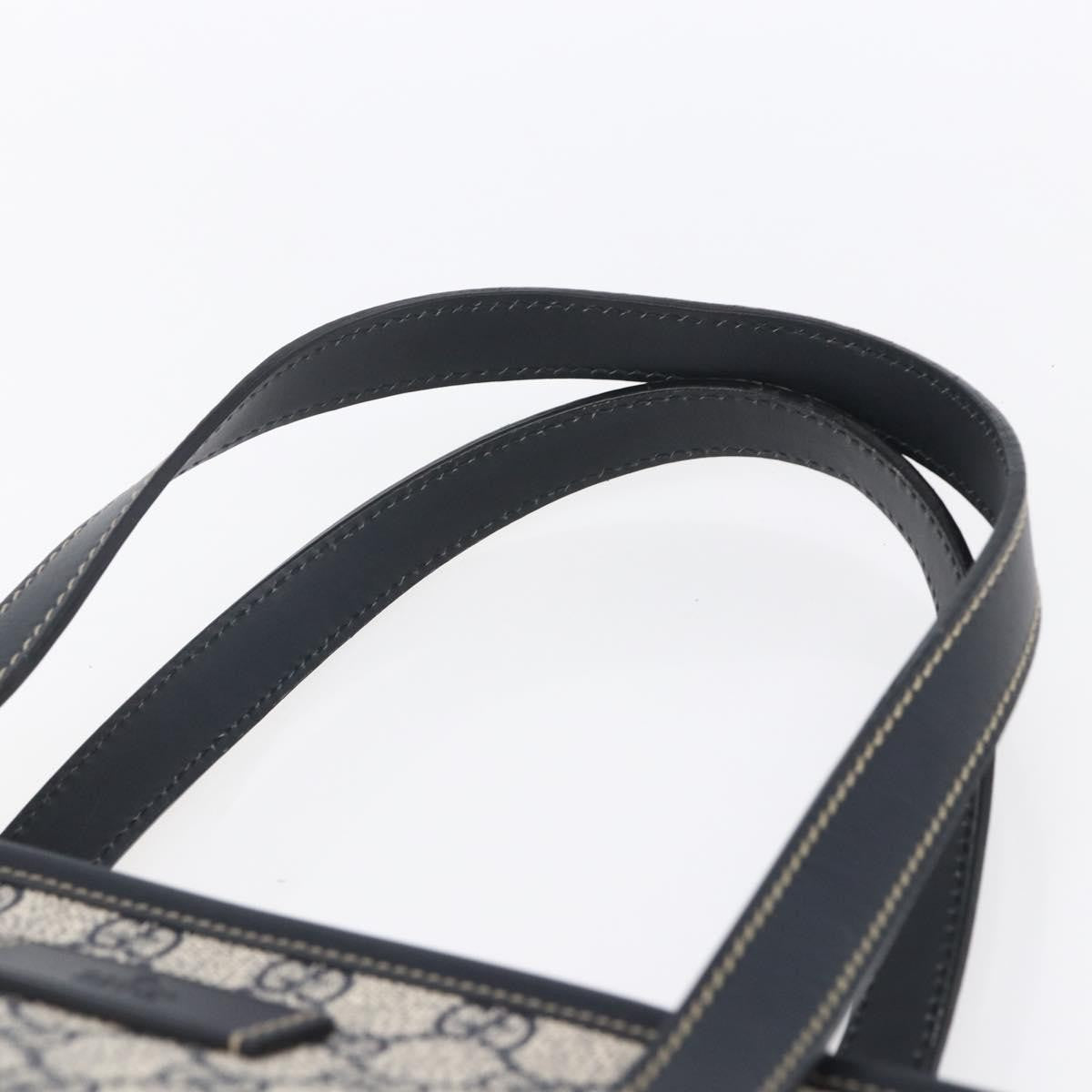 Gucci Open Tote GG Canvas, NAVY, CANVAS, Tote bag