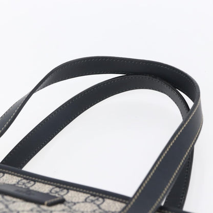 Gucci Open Tote GG Canvas, NAVY, CANVAS, Tote bag