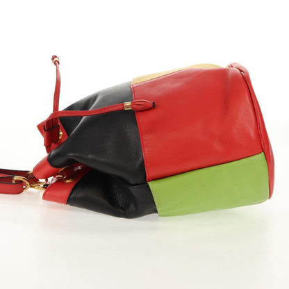 Celine Vintage Bucket Bag Leather, MULTICOLOUR, LEATHER, Shoulder bag