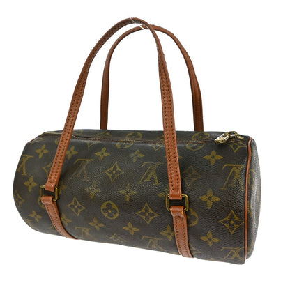 Louis Vuitton Papillon Handbag Monogram Canvas, BROWN, CANVAS, Handbag