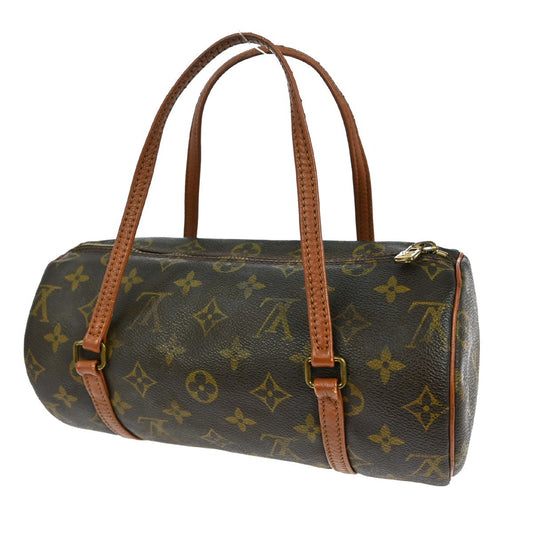 Louis Vuitton Papillon Handbag Monogram Canvas, BROWN, CANVAS, Handbag