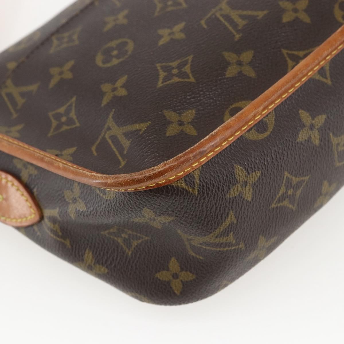 Louis Vuitton Sac Gibeciere Messenger Bag Monogram Canvas, BROWN, CANVAS, Shoulder bag