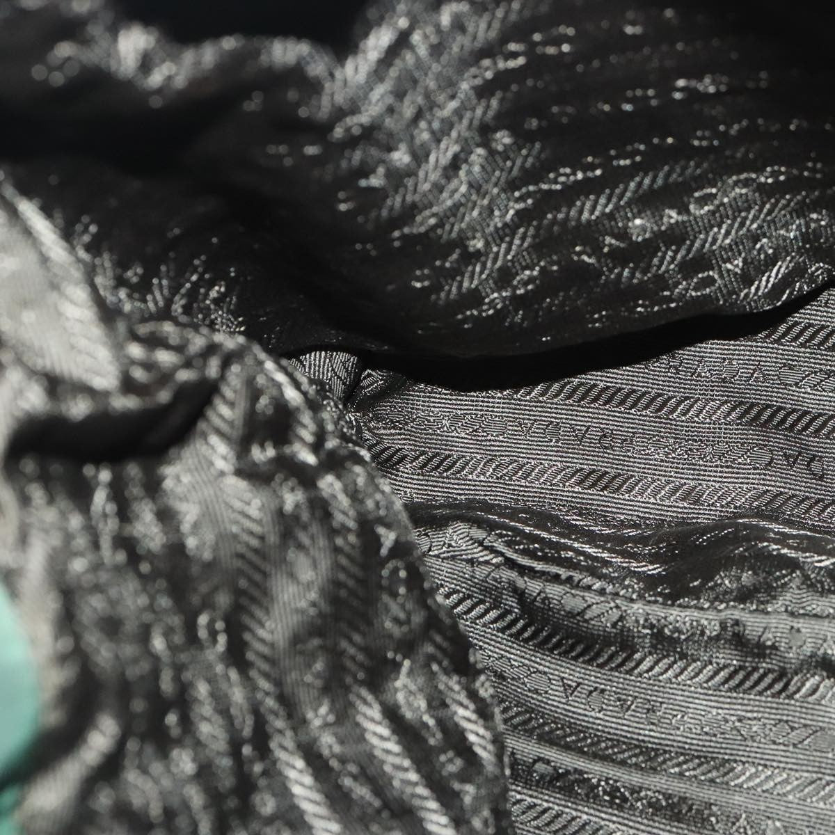 Prada Buckle Backpack Quilted Tessuto, GREEN, NYLON, Backpack