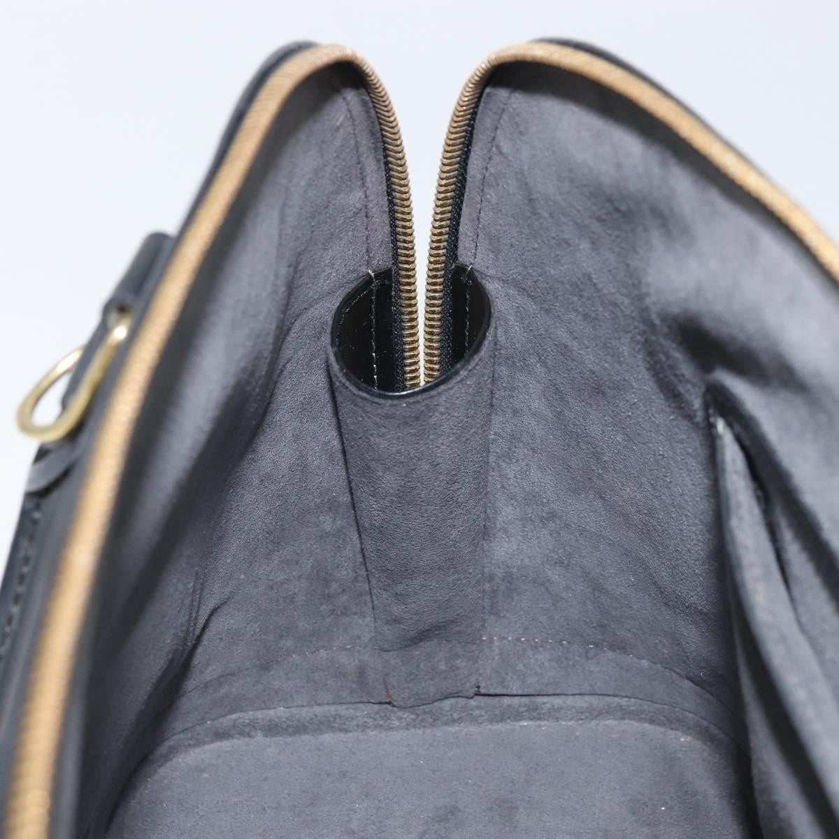 Louis Vuitton Alma Handbag Epi Leather, BLACK, LEATHER, Handbag