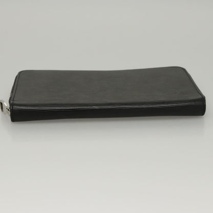 Louis Vuitton Zippy Organizer Epi Leather, BLACK, LEATHER, Wallets