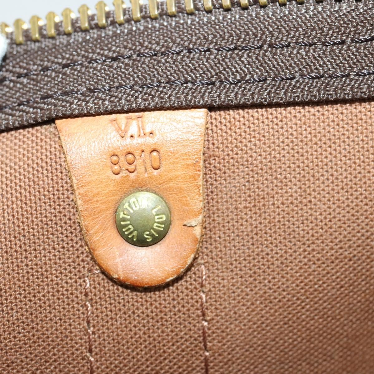 Louis Vuitton Keepall Bag Monogram Canvas, Brown, Canvas, Travel Bag