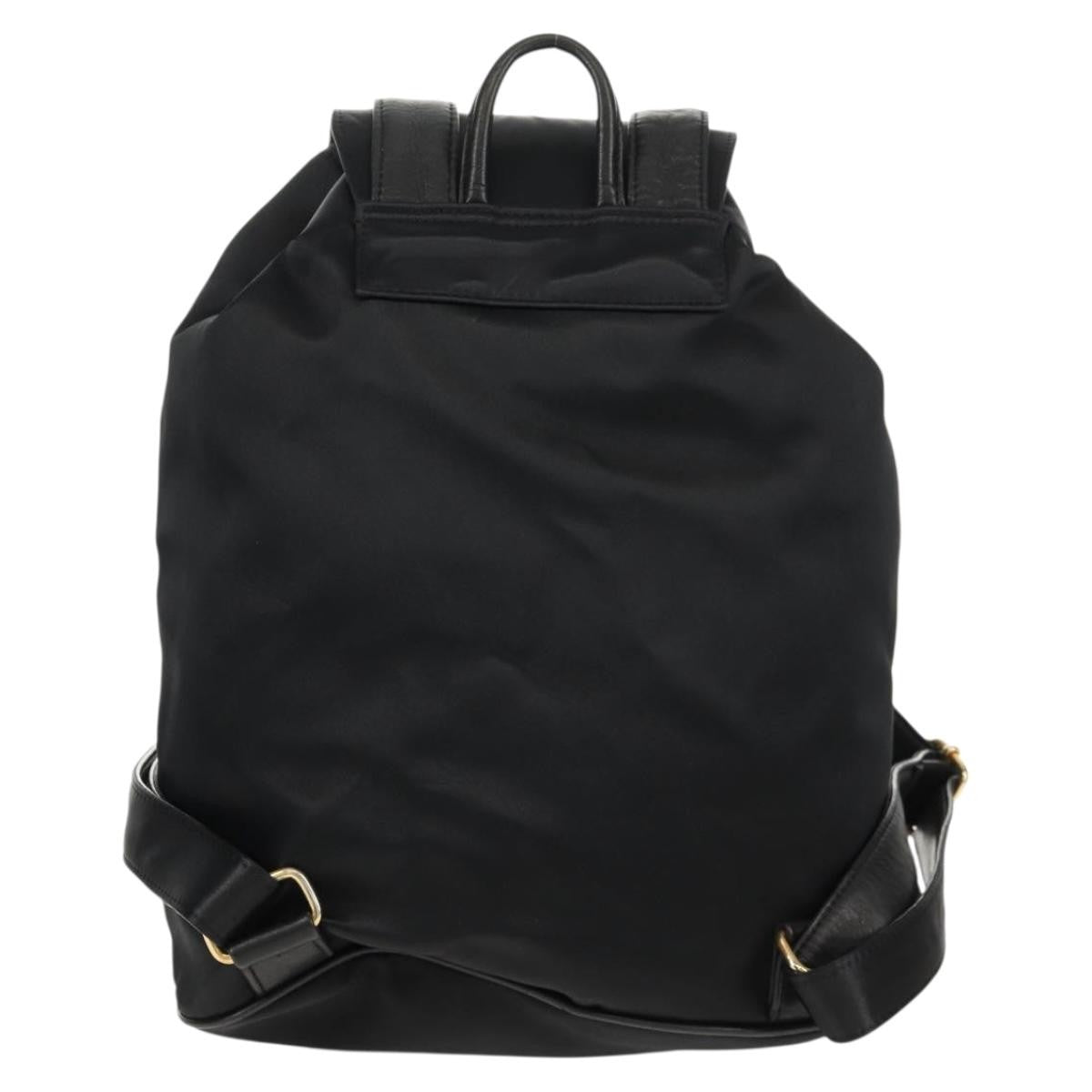 Valentino Garavani Backpack Nylon, Black, Nylon, Backpack