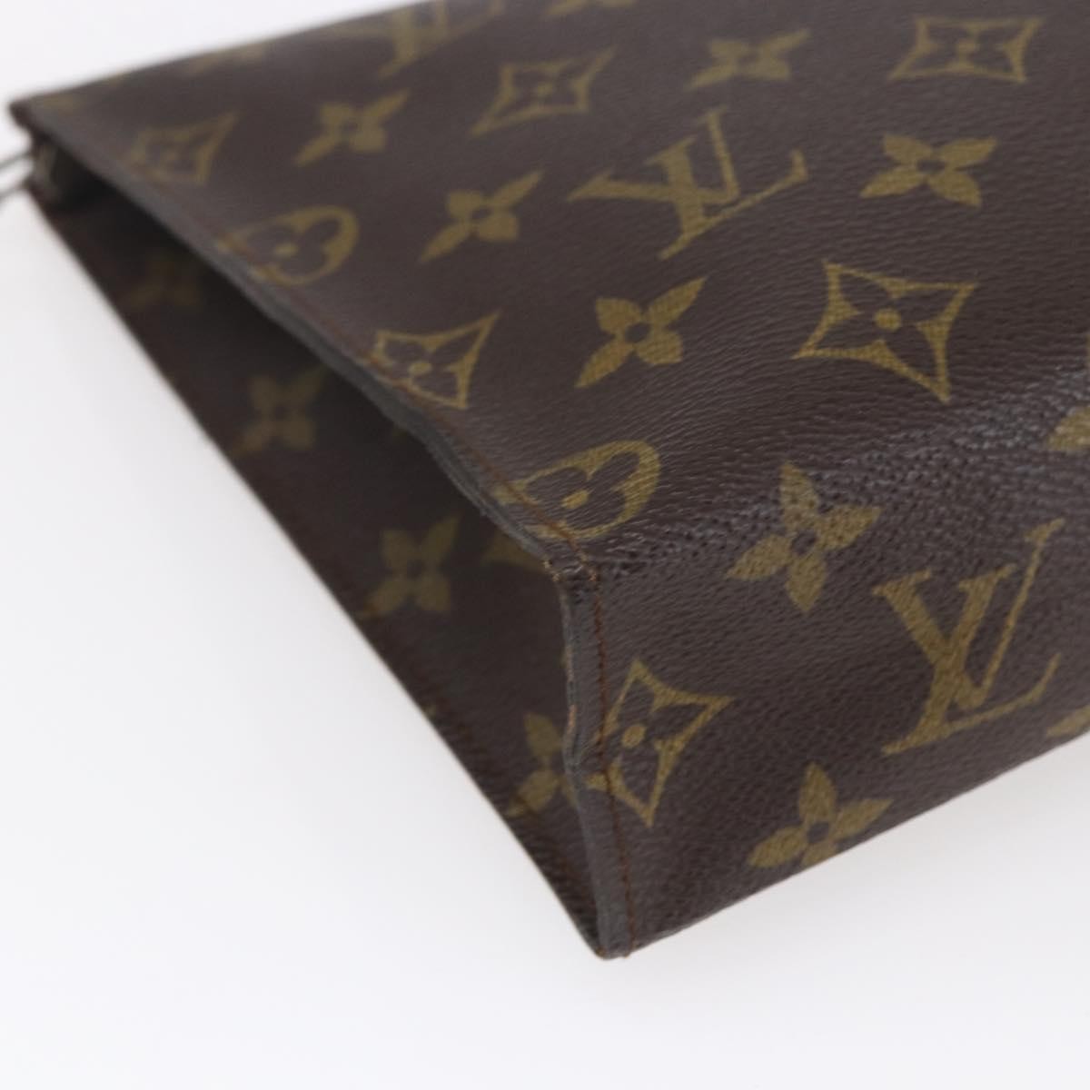 Louis Vuitton Toiletry Pouch Monogram Canvas, BROWN, CANVAS, Clutche & pouche