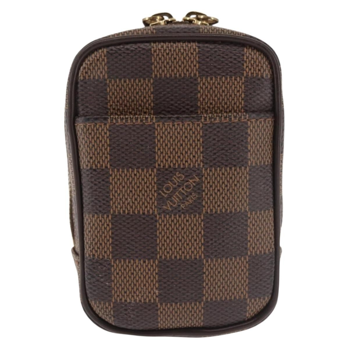 Louis Vuitton Etui Okapi Camera Case Damier, BROWN, CANVAS, Travel bag