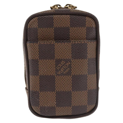 Louis Vuitton Etui Okapi Camera Case Damier, BROWN, CANVAS, Travel bag
