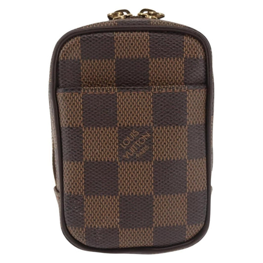 Louis Vuitton Etui Okapi Camera Case Damier, BROWN, CANVAS, Travel bag