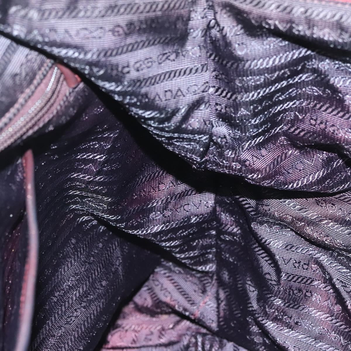 Prada Convertible Tote Printed Tessuto with Saffiano, BLUE, NYLON, Tote bag