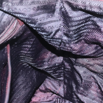 Prada Convertible Tote Printed Tessuto with Saffiano, BLUE, NYLON, Tote bag