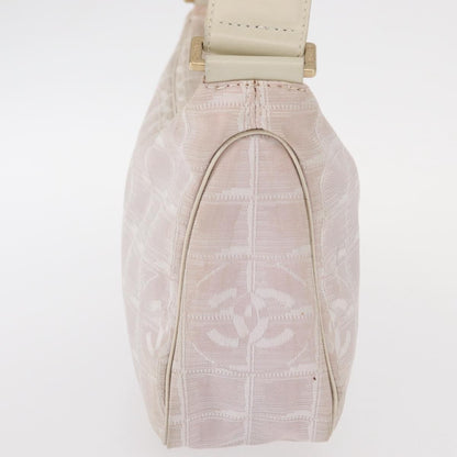 Chanel Travel Line Zip Hobo Nylon, PINK, NYLON, Handbag