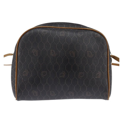 Christian Dior Vintage Honeycomb Shoulder Bag Canvas, BLACK, CANVAS, Shoulder bag