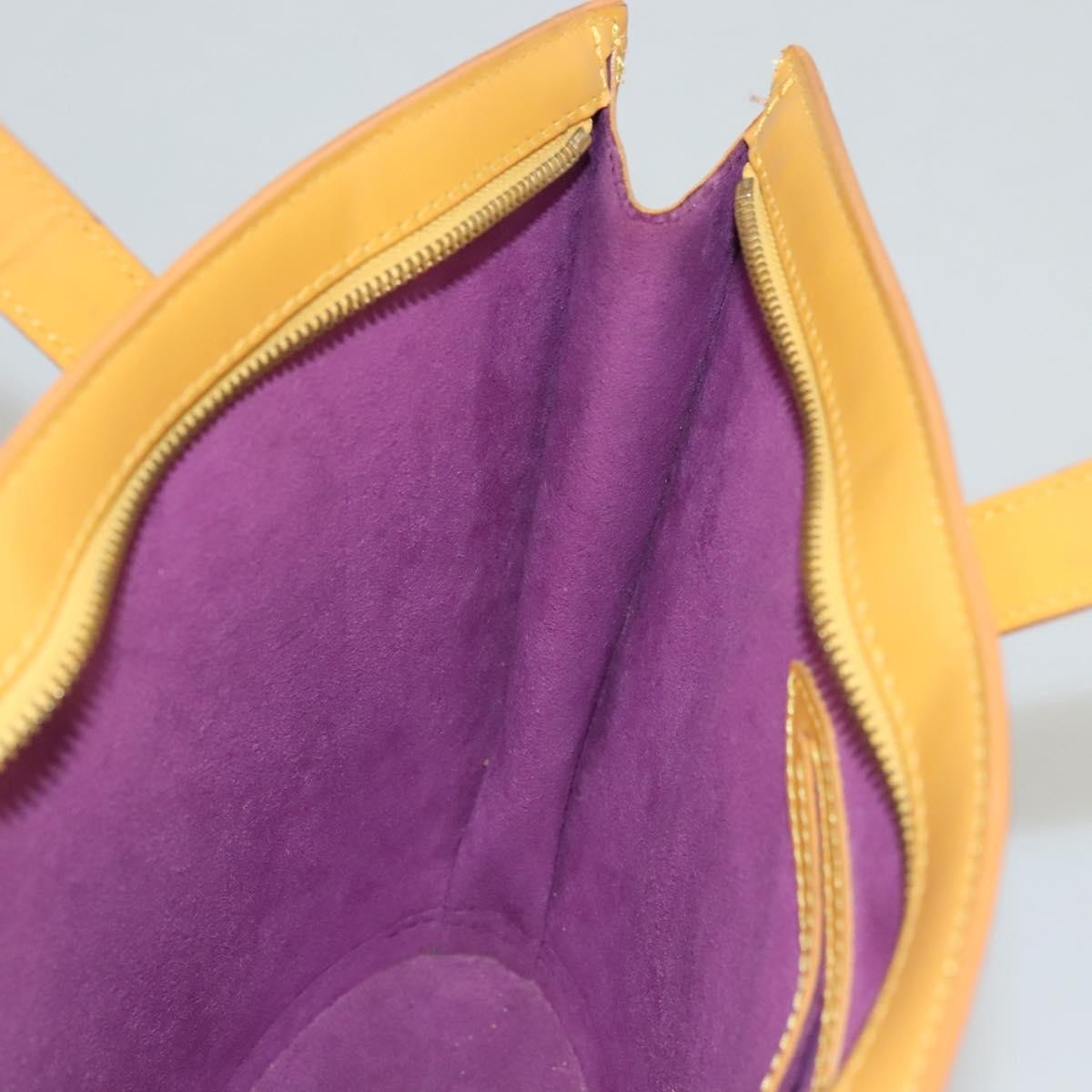 Louis Vuitton Saint Jacques Handbag Epi Leather, YELLOW, LEATHER, Handbag