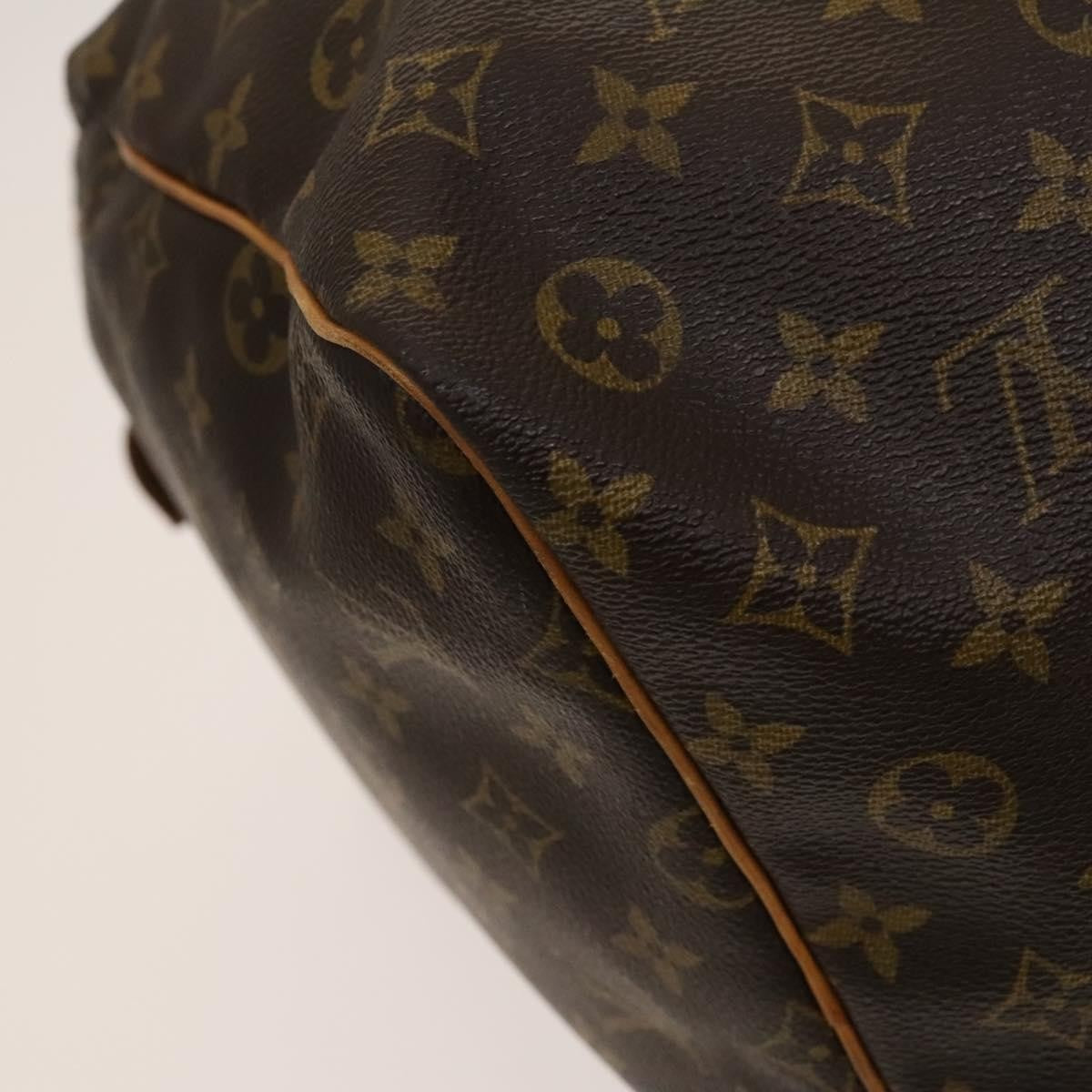 Louis Vuitton Keepall Bag Monogram Canvas, BROWN, CANVAS, Travel bag