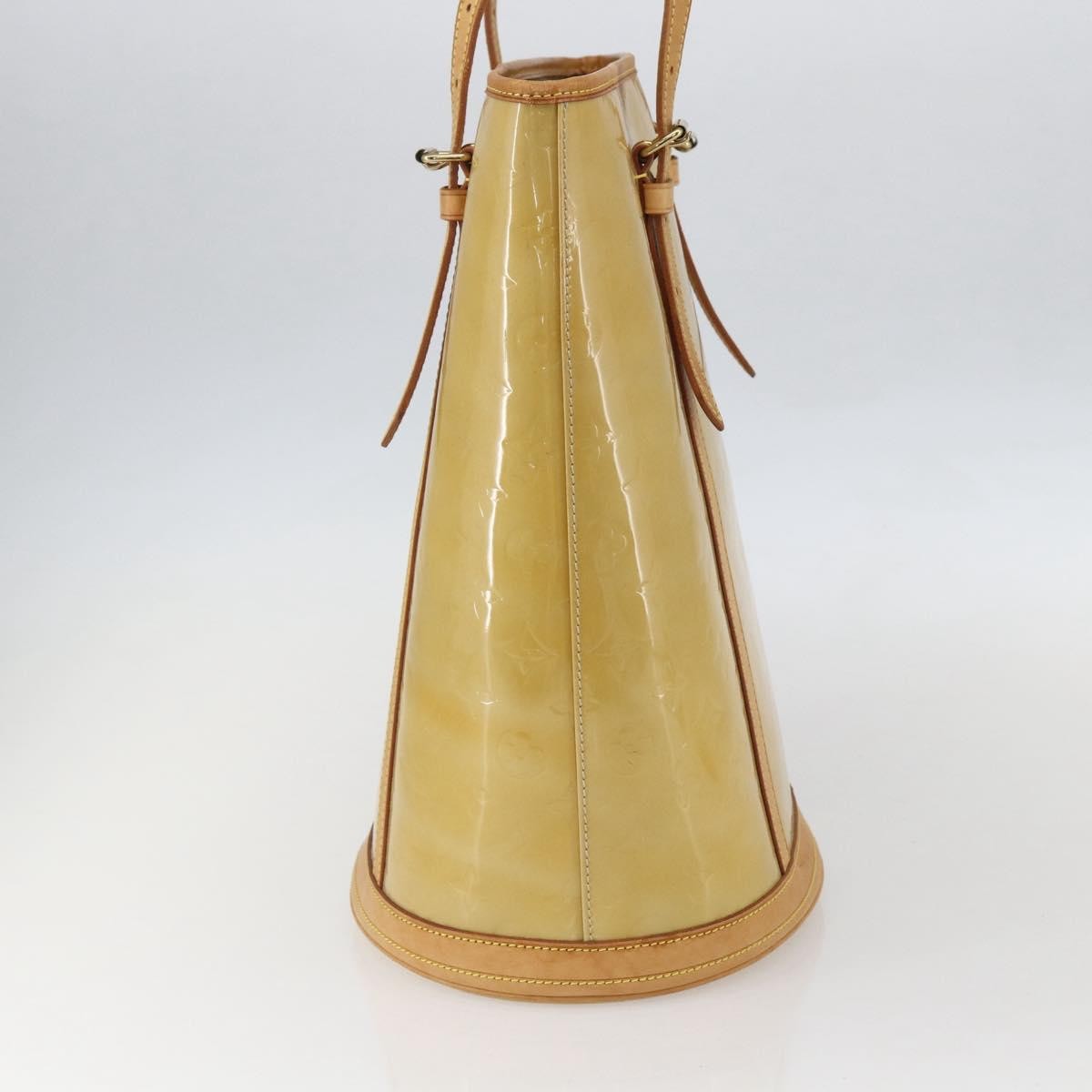 Louis Vuitton Bucket Bag Monogram Vernis, BEIGE, PATENT_LEATHER, Shoulder bag