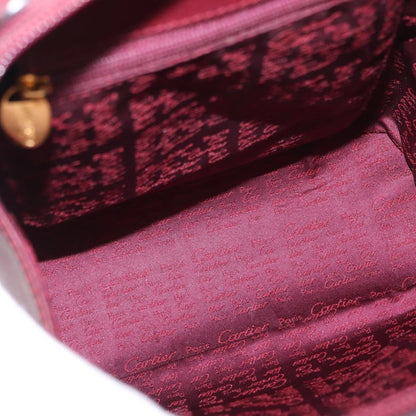 cartier Happy birthday backpack Leather, BURGUNDY, LEATHER, Backpack