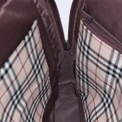 Burberry Vintage Handbag Leather, BROWN, LEATHER, Handbag