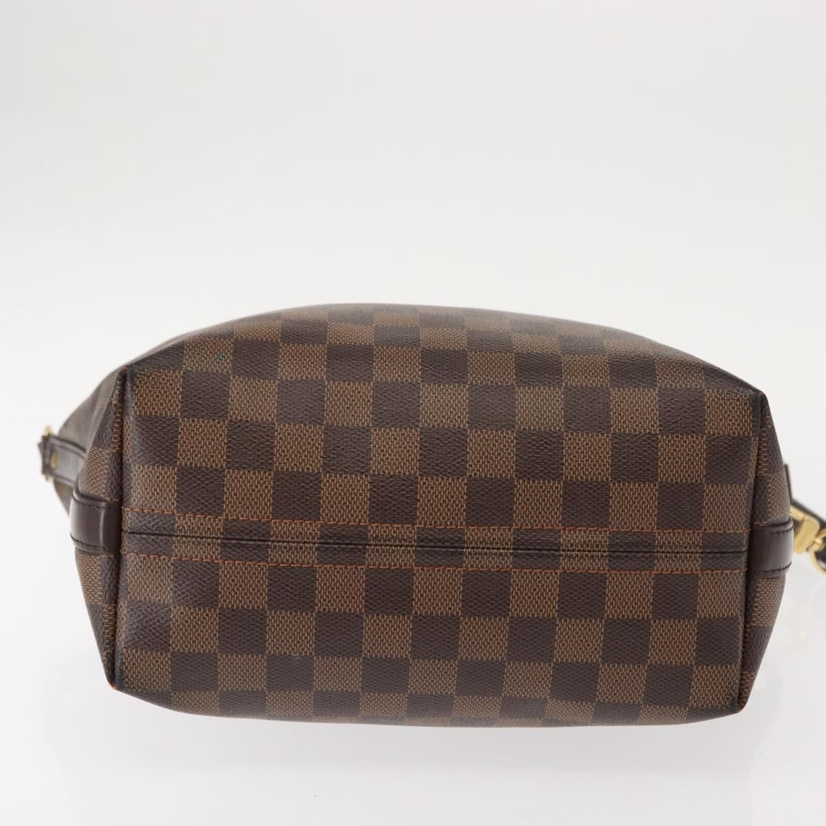 Louis Vuitton Illovo Handbag Damier, BROWN, CANVAS, Shoulder bag