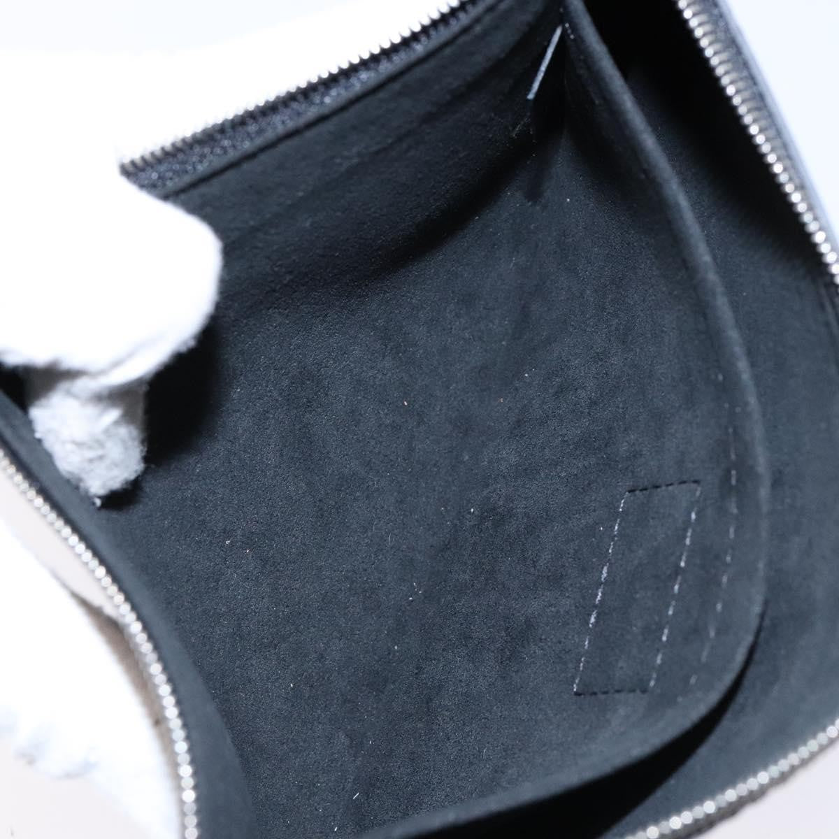 Louis Vuitton Neverfull Pochette Epi Leather, BLACK, LEATHER, Tote bag