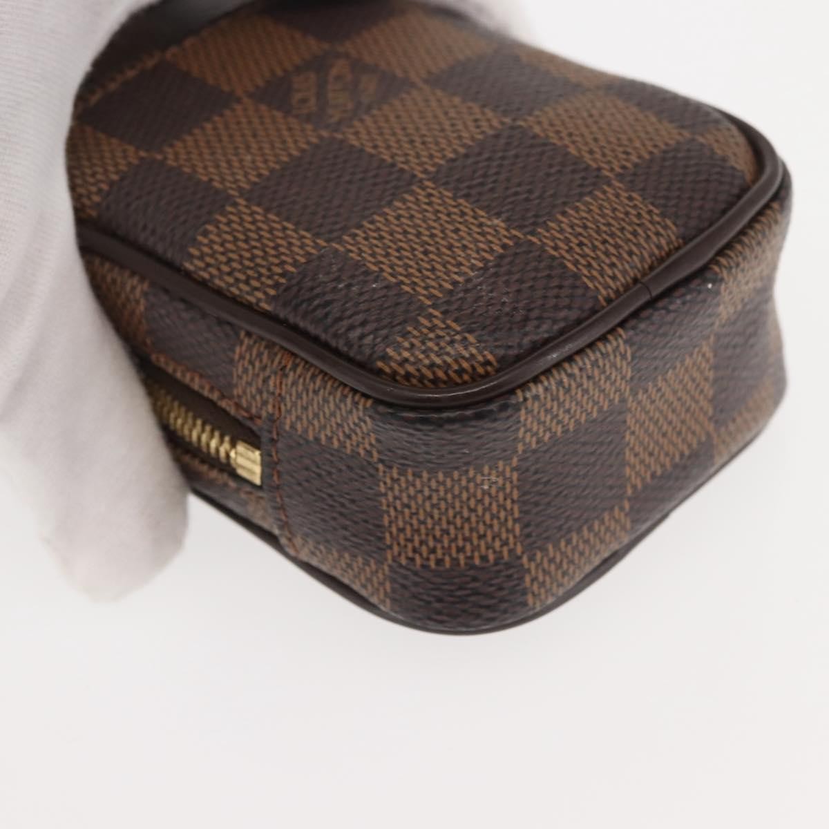 Louis Vuitton Etui Okapi Camera Case Damier, BROWN, CANVAS, Travel bag