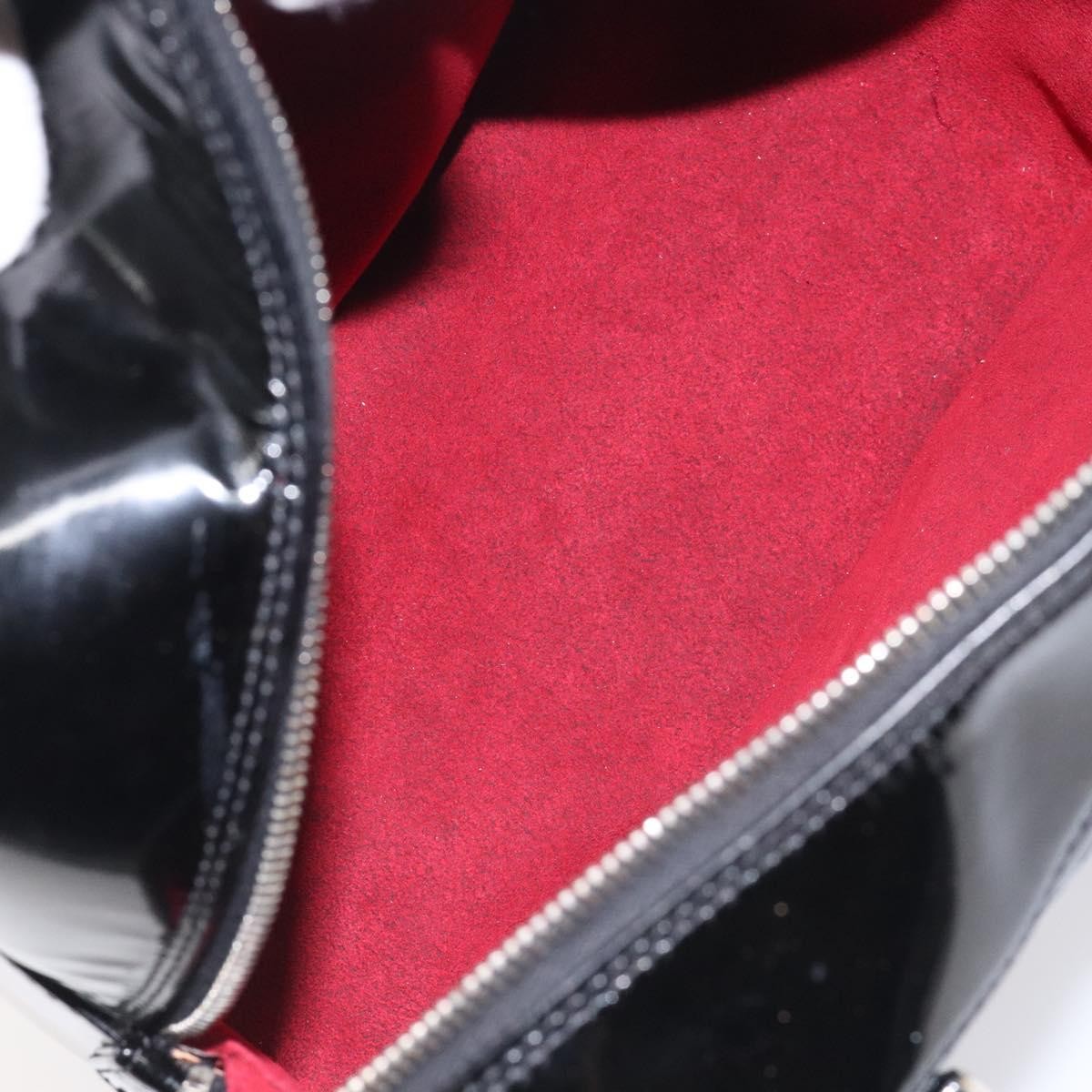 Chanel Chocolate Bar CC Bowler Bag Quilted Patent, BLACK, PATENT_LEATHER, Handbag