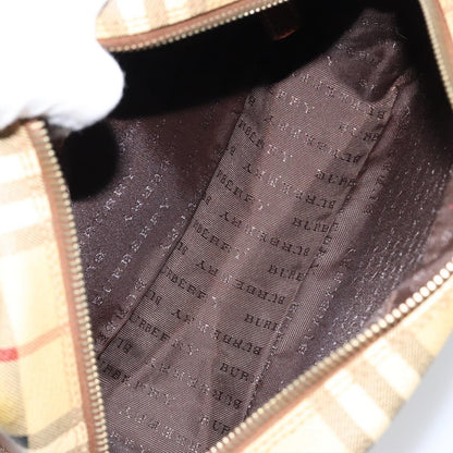 Burberry Nova check Shoulder bag Canvas, BEIGE, CANVAS, Shoulder bag