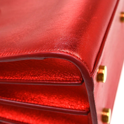 Saint Laurent Sac de Jour Bag Leather, Red, Leather, Handbag