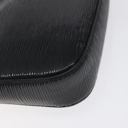 Louis Vuitton Pochette Accessoires NM Electric Epi Leather, BLACK, LEATHER, Clutche & pouche